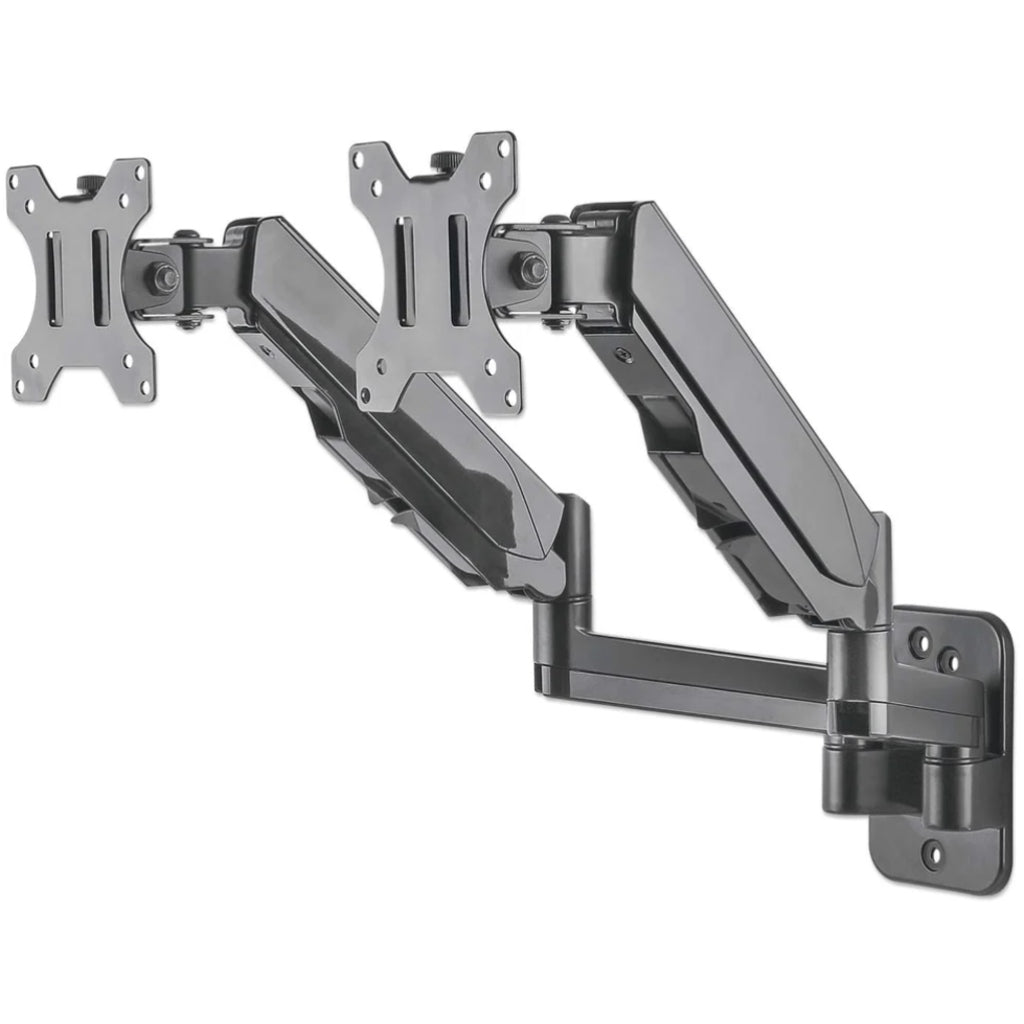 Manhattan Dual Monitor Gas Spring Wall Mount 17-32" 8kg