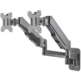 Manhattan Dual Monitor Gas Spring Wall Mount 17-32" 8kg