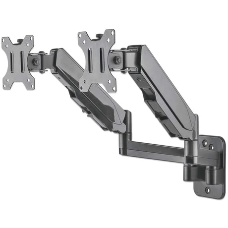Manhattan Dual Monitor Gas Spring Wall Mount 17-32" 8kg