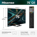 Hisense 75Q8S 75" MiniLED UHD Smart TV