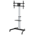 Manhattan Aluminum Height-Adjustable TV Cart 37-86" 50kg