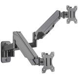 Manhattan Dual Monitor Gas Spring Wall Mount 17-32" 8kg