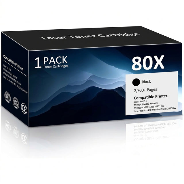 HP 80X (CF280X) BLACK TONER - COMPATIBLE