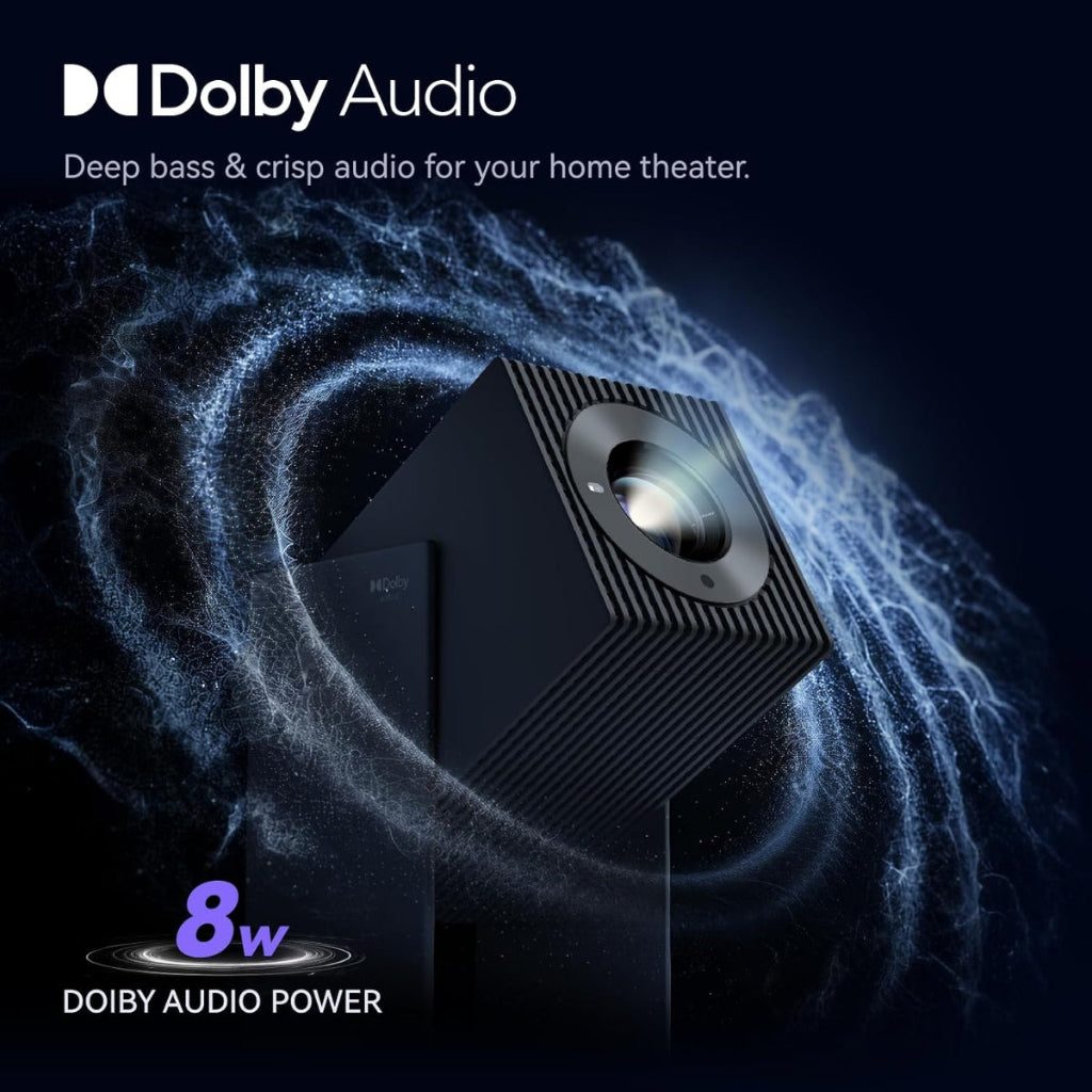 Wanbo Cube 2 S Vidaa OS Full HD 500 ANSI Gimbal Projector Deep Night