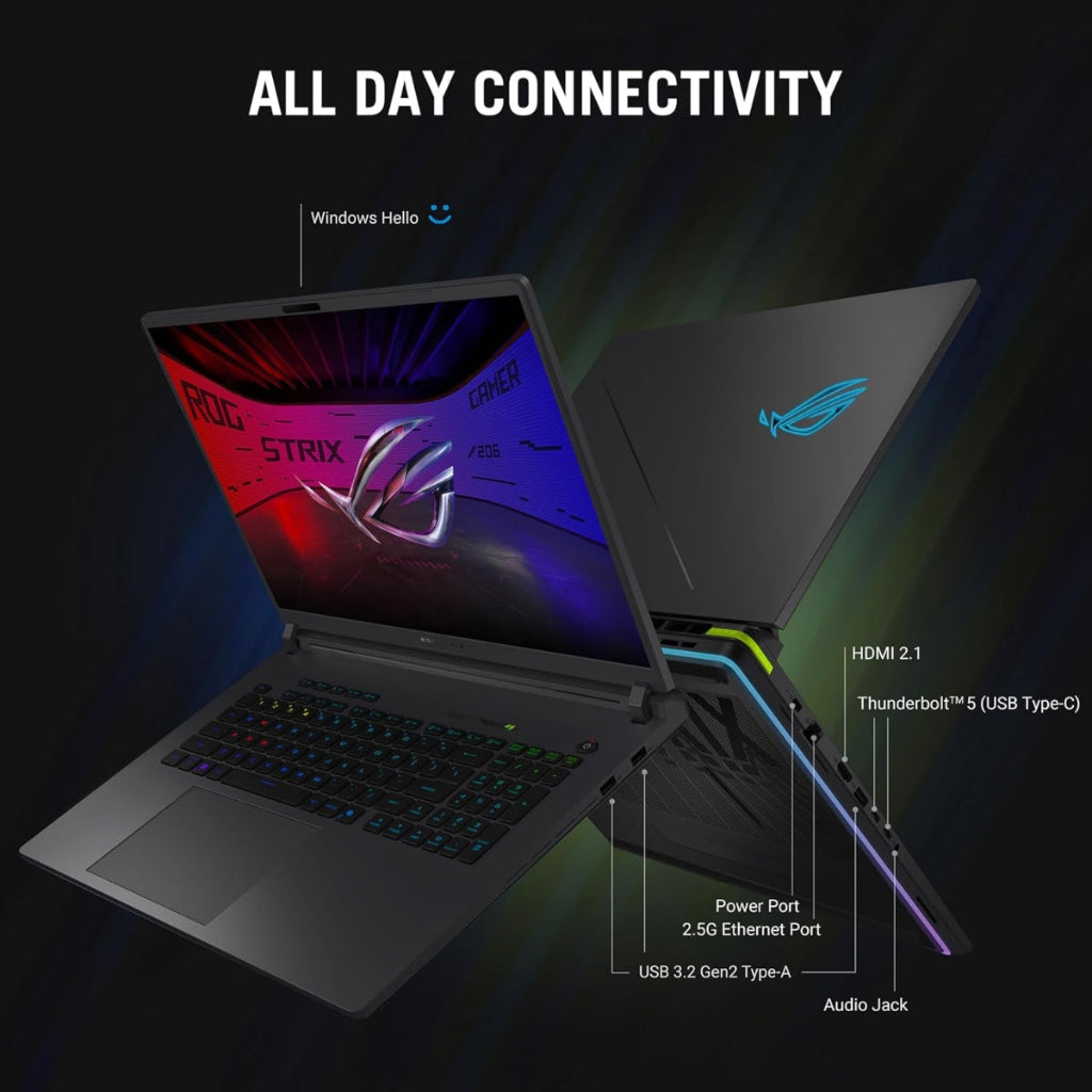 ASUS ROG Strix G815LR-TT377X 18" U9-290HX+ 32GB 1TB RTX5070Ti W11P