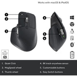 Logitech MX Master 3S Bluetooth Edition Mouse Graphite