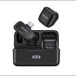 Yesido KR31 2-in-1 Lavalier USB-C Noise-cancelling Microphone with Charging Case