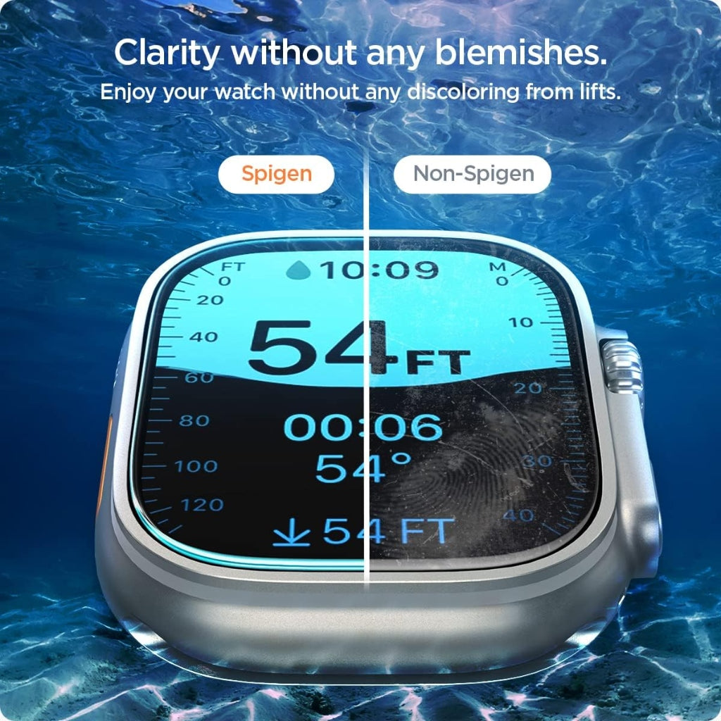 Spigen GLAS.tR EZ Fit Apple Watch Ultra 1/2 Clear