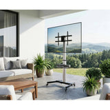 Manhattan Aluminum Height-Adjustable TV Cart 37-86" 50kg