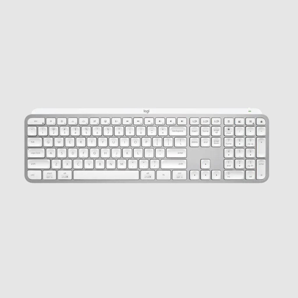 Logitech MX Keys S Wireless Illuminated Keyboard Pale Grey