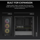 Corsair 4000D RS ARGB Black Computer Case