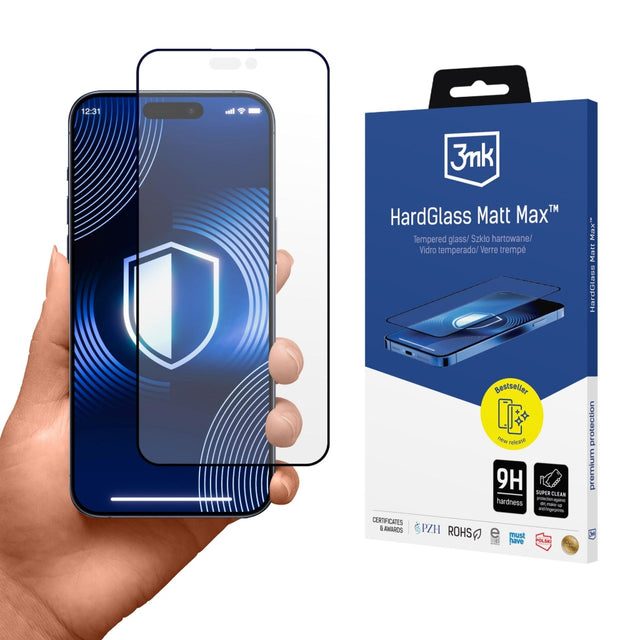 3mk HardGlass Matt Max for iPhone 18 Pro