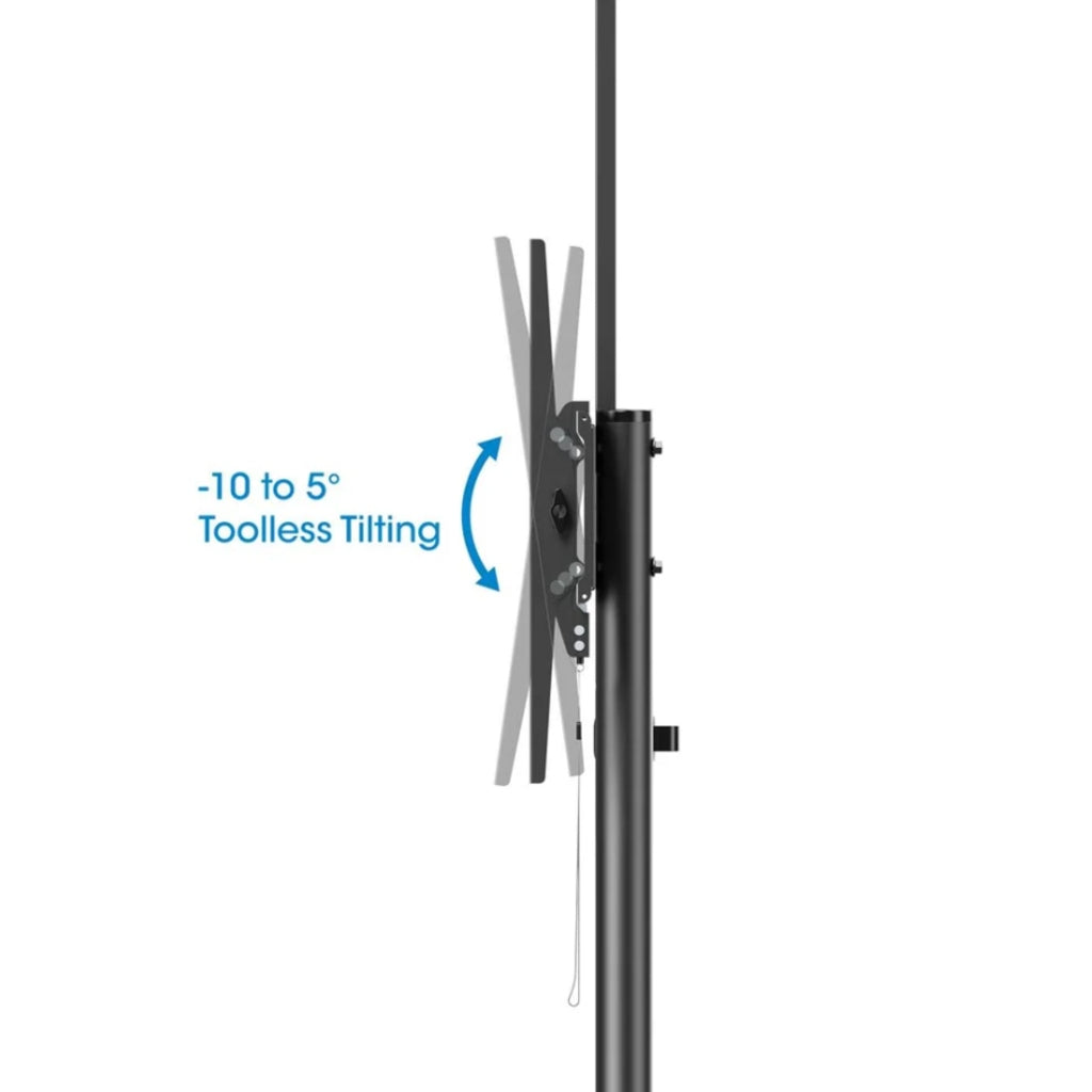 Manhattan Height-Adjustable TV Cart 37-70" 70kg