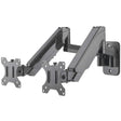 Manhattan Dual Monitor Gas Spring Wall Mount 17-32" 8kg