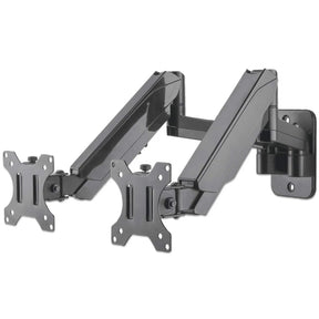 Manhattan Dual Monitor Gas Spring Wall Mount 17-32" 8kg