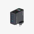 BWOO 100W GaN Charger with 3 USB Ports & Smart Display UK Plug