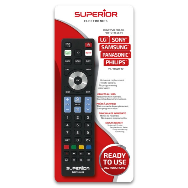 Superior Ready 5 Smart TV Universal Remote ... | Klikk Malta