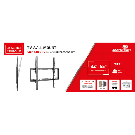Superior Electronics 32-55 inch 35kg Tilt T... | Klikk Malta