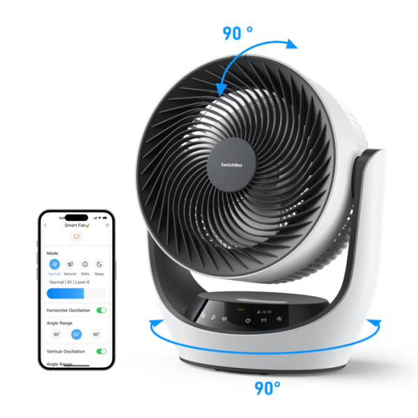 SwitchBot Battery-Powered Fan | Klikk Malta