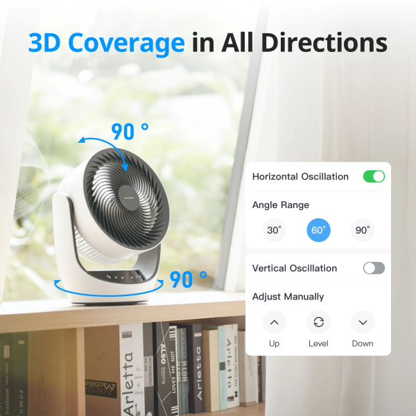 SwitchBot Battery-Powered Fan | Klikk Malta