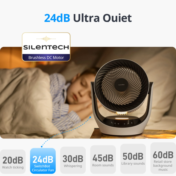 SwitchBot Battery-Powered Fan | Klikk Malta