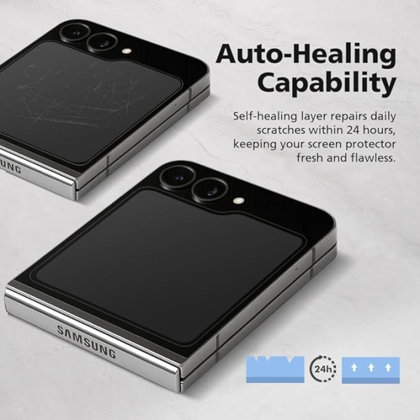 Tempered Glass for Galaxy Z Flip7 FE Clear | Klikk Malta