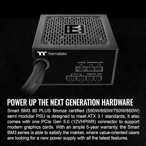 Thermaltake Smart BM3 750W 80+ Bronze Semi-... | Klikk Malta