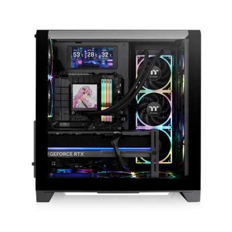 Thermaltake View 390 Air Mid Gaming Case Black | Klikk Malta