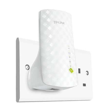 TP-Link 750Mbps Dual-Band Wi-Fi Range Extender | Klikk Malta