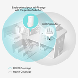 TP-Link 750Mbps Dual-Band Wi-Fi Range Extender | Klikk Malta