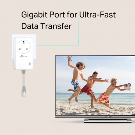 TP-Link AV1000 Gigabit Passthrough Powerlin... | Klikk Malta