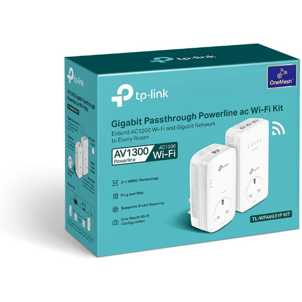 TP-Link AV1300 Gigabit Passthrough Powerlin... | Klikk Malta