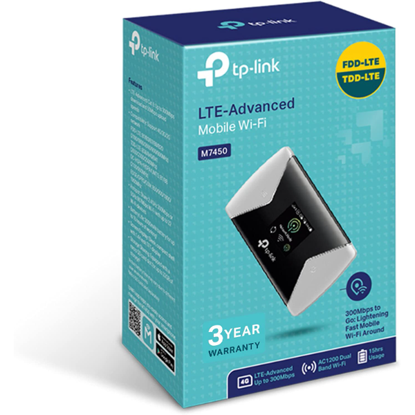 TP-Link M7450 4G LTE SIM Portable Wi-Fi Dua... | Klikk Malta
