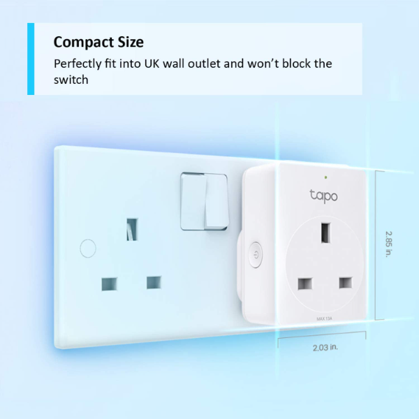 TP-Link Tapo P100 Smart Wi-Fi Plug (1-pack) | Klikk Malta