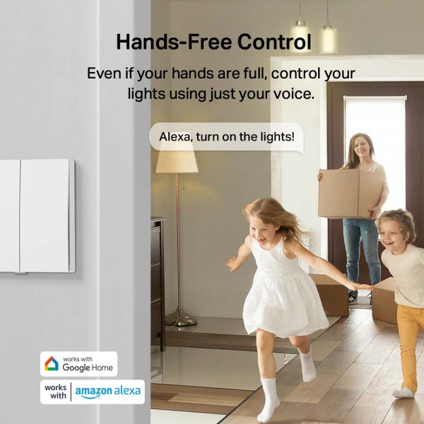 TP-Link Tapo S220 Smart Light Switch 2-Gang... | Klikk Malta