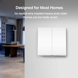 TP-Link Tapo S220 Smart Light Switch 2-Gang... | Klikk Malta