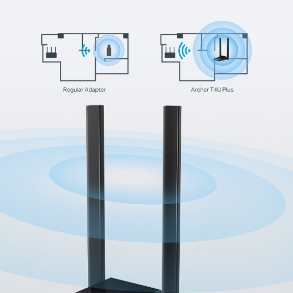 TP-Link Archer T4U Plus AC1300 High Gain US... | Klikk Malta