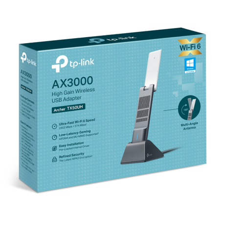 TP-Link Archer TX50UH AX3000 USB Wi-Fi 6 Ad... | Klikk Malta