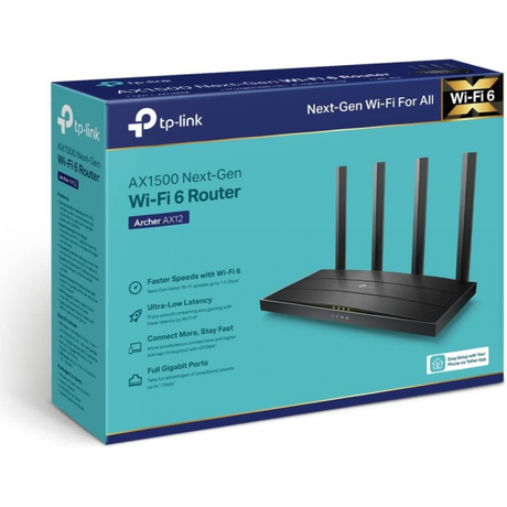 TP-Link AX1500 Dual Band Gigabit Wi-Fi 6 Wi... | Klikk Malta