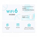TP-Link Deco X50 AX3000 Whole-Home Mesh Wi-... | Klikk Malta