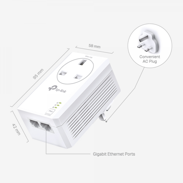 TP-Link PA7027PKIT AV1000 Powerline Kit wit... | Klikk Malta