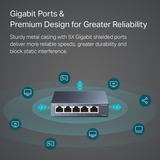 TP-Link SG105 5-port Gigabit Switch | Klikk Malta