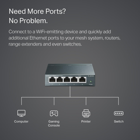 TP-Link SG105 5-port Gigabit Switch | Klikk Malta