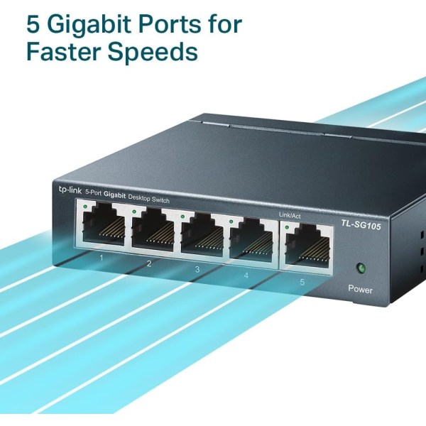 TP-Link SG105 5-port Gigabit Switch | Klikk Malta