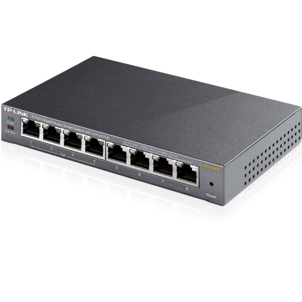TP-Link SG108PE 8-port Gigabit Smart Switch... | Klikk Malta