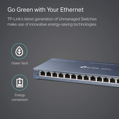 TP-Link SG116 16-port Gigabit Switch | Klikk Malta
