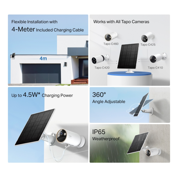 TP-Link TAPO A202 Solar Panel 4.5W | Klikk Malta