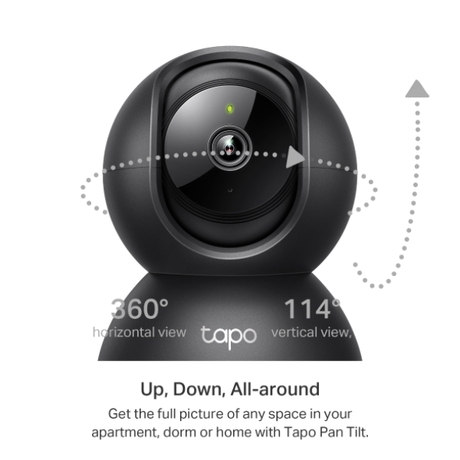 TP-Link TAPO C211 3MP Pan/Tilt Camera Black | Klikk Malta
