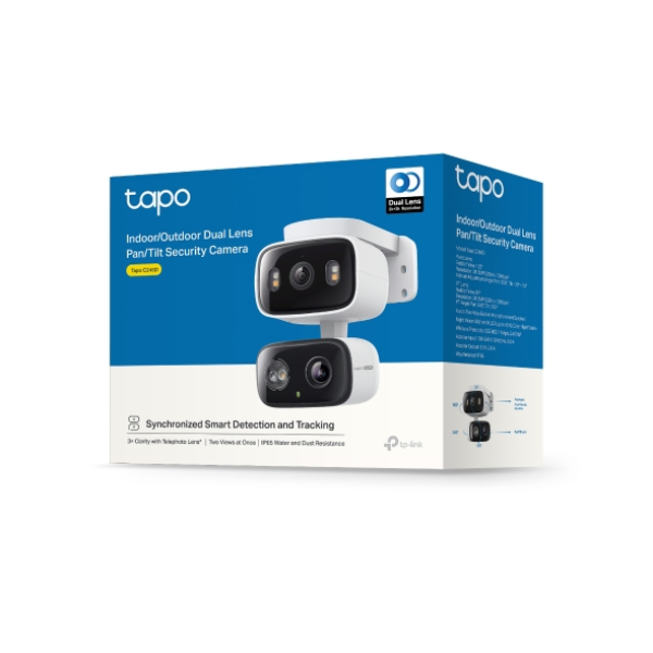 TP-Link TAPO C246D Dual 3MP Pan/Tilt Camera | Klikk Malta