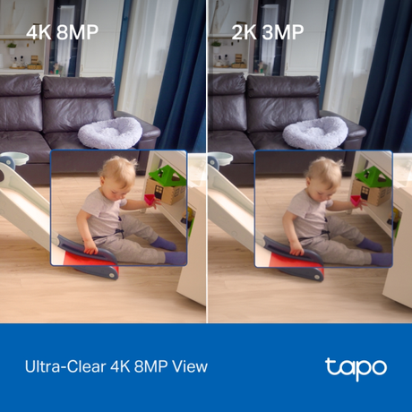 TP-Link TAPO C260 8MP Pan/Tilt Camera | Klikk Malta